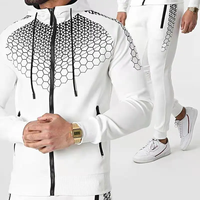 2021 New Honeycomb Zipper Hoodie Sweater Set Can Be Customized Logo Trend Fashion Casual Two-piece Suit
2021 New Honeycomb Zipper Hoodie Sweater Set Can Be Customized Logo Trend Fashion Casual Two-piece Suit