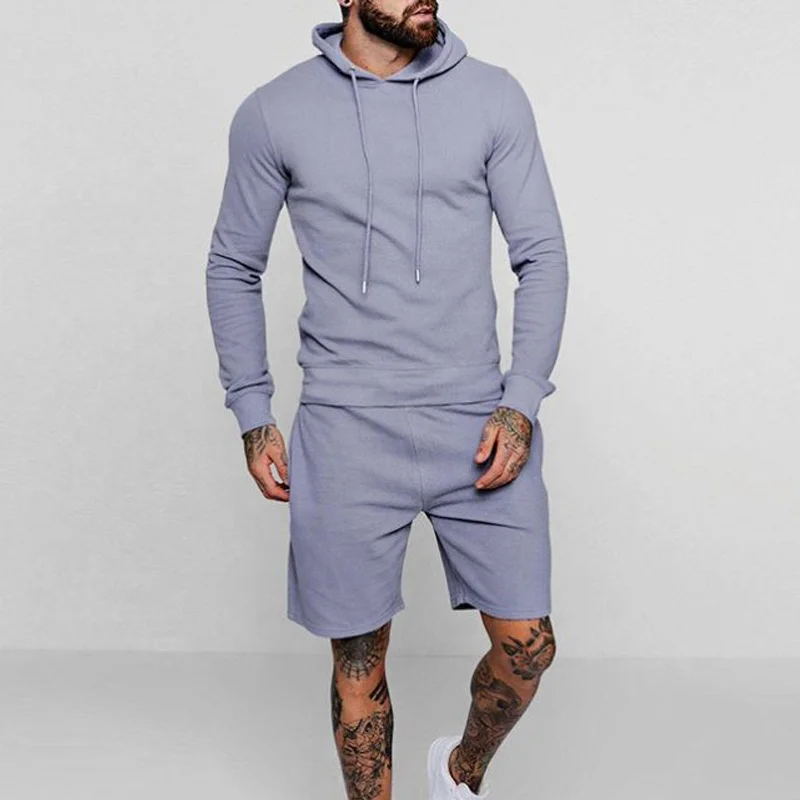 New Design Two Piece Set Shorts Training Sports Tracksuit Custom Logo Blank Mens Tracksuit
New Design Two Piece Set Shorts Training Sports Tracksuit Custom Logo Blank Mens Tracksuit