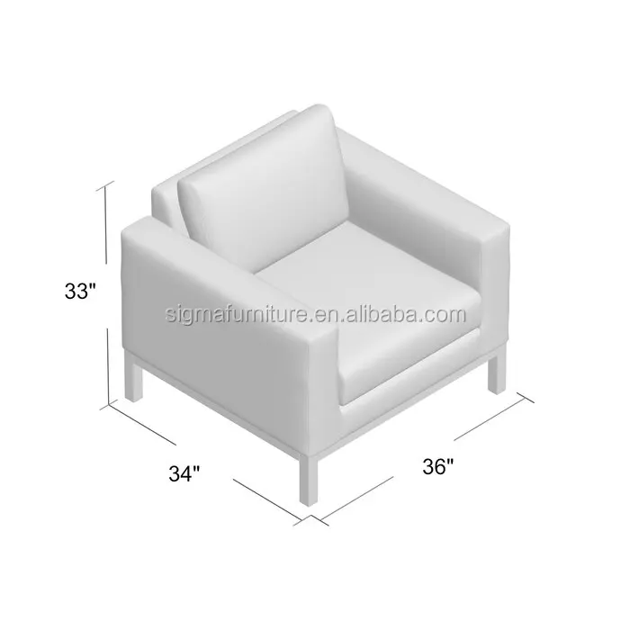 Leisure living room set cheap sofas for sale Square Arms chairs indoor furniture Upholstered Armchair