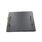 Coffee shop luxury cheese board slate stone fruit dinner plate