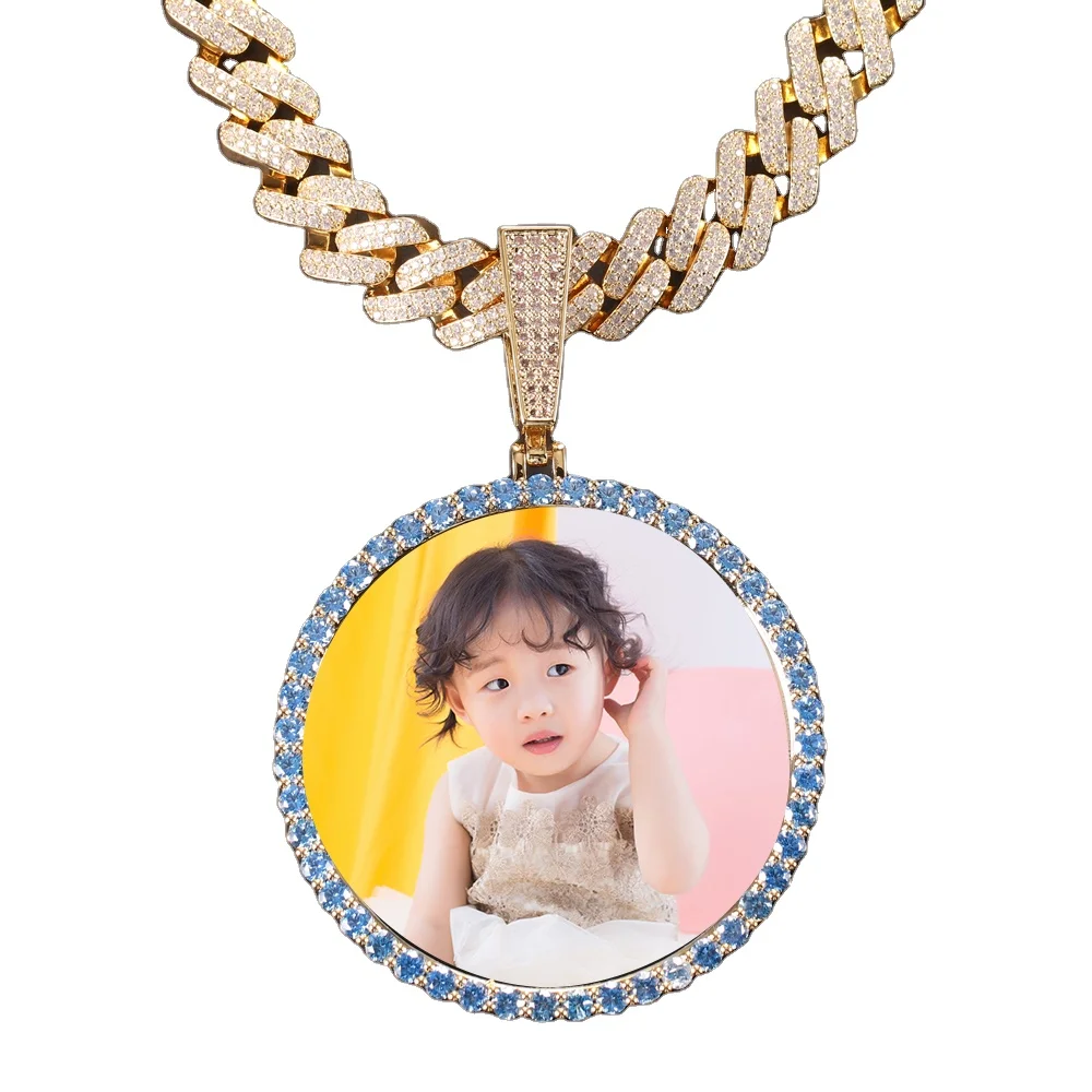 Popular Jewelry Hip-hop XL Big Round Custom Memory Picture Pendant Necklace Diamond Hip Hop Big Photo Pendant
Popular Jewelry Hip-hop XL Big Round Custom Memory Picture Pendant Necklace Diamond Hip Hop Big Photo Pendant