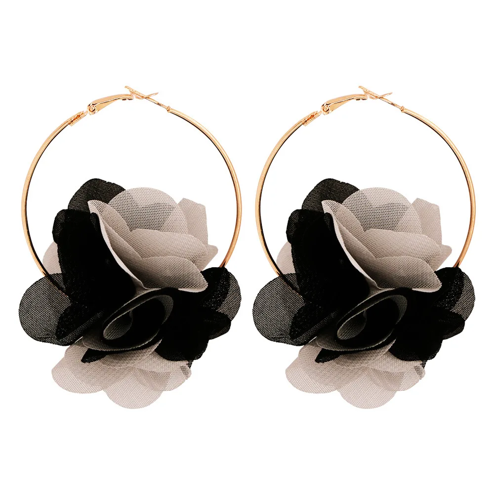 Hot selling fashion women three-dimensional bohemian color gold hoop flower bud earrings jewelry, As pictures show
Hot selling fashion women three-dimensional bohemian color gold hoop flower bud earrings jewelry, As pictures show