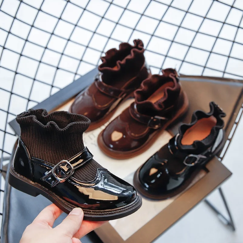 2020 Autumn New Fashion Trend Leather Girls Boots Warm Zipper Children Winter Ankle Boots Waterproof Children's Casual Shoes, Black,brown
2020 Autumn New Fashion Trend Leather Girls Boots Warm Zipper Children Winter Ankle Boots Waterproof Children's Casual Shoes, Black,brown