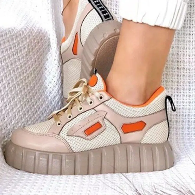 Wholesale Ladies Summer Chunky Lace Up Platform Running Sneakers Flat Casual Fashion Women Sport Shoes
Wholesale Ladies Summer Chunky Lace Up Platform Running Sneakers Flat Casual Fashion Women Sport Shoes