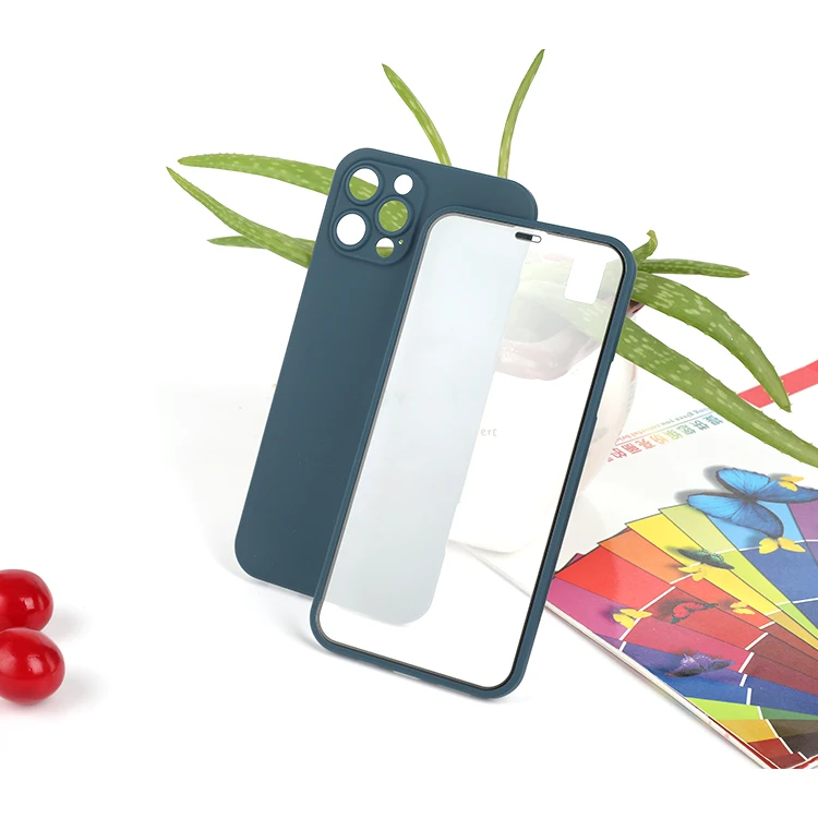 360 Full Mobile Phone Case Tempered Glass Cover with Screen Protector Integrat For iPhone 12, Black,red,purple,green
360 Full Mobile Phone Case Tempered Glass Cover with Screen Protector Integrat For iPhone 12, Black,red,purple,green