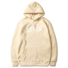 Sweatshirt 2021 Casual Sweatshirt Wholesale Blank Man Pullover 100% Cotton 400gsm French Terry Hoodies Black