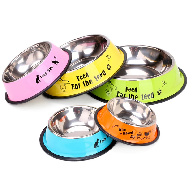 Wholesale New Metal Pet Bowls for Cats and Dogs, Non Toxic Eco Friendly Stainless Steel Dog Water Bowl with Nonslip Bottom, Customized color
Wholesale New Metal Pet Bowls for Cats and Dogs, Non Toxic Eco Friendly Stainless Steel Dog Water Bowl with Nonslip Bottom, Customized color