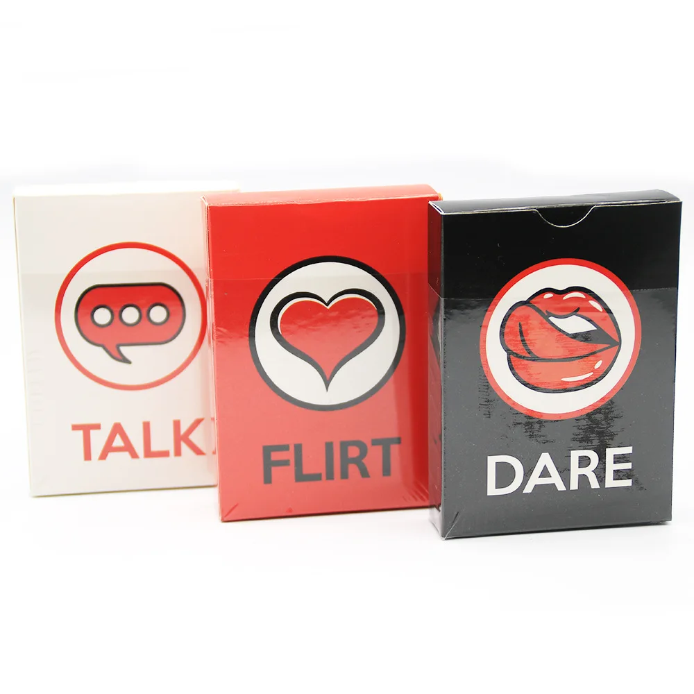 Conversation Starters Talk Flirt or Dare Couple Romantic Card Game for couples bring lovers close together
Conversation Starters Talk Flirt or Dare Couple Romantic Card Game for couples bring lovers close together