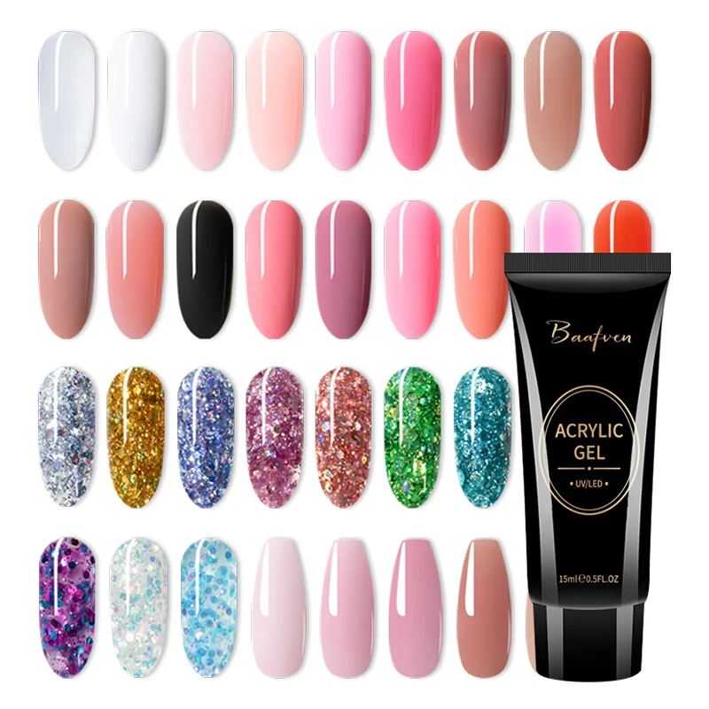 15ml Acrylic Gel Quick Extension in the Dark Polish French Manicure Extend Nail Gel, 12 colors
15ml Acrylic Gel Quick Extension in the Dark Polish French Manicure Extend Nail Gel, 12 colors