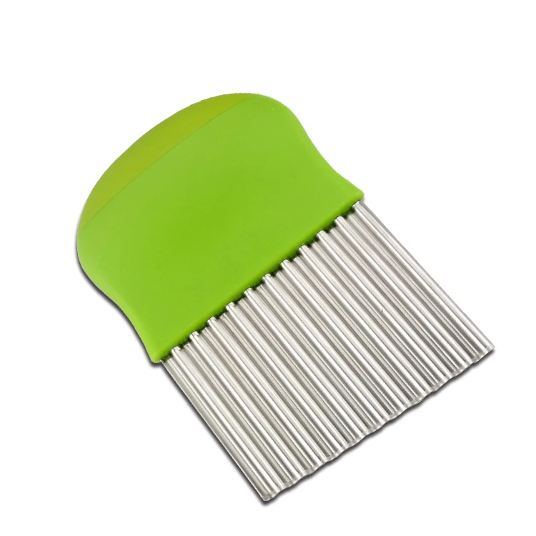 Soft Rubber Handle New Arrival Crinkle Cutter Bright-colored Manual French Fry Cutter
Soft Rubber Handle New Arrival Crinkle Cutter Bright-colored Manual French Fry Cutter