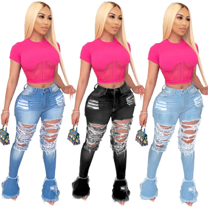 Wholesale 2020 New Design Women Denim Stacked Jeans Casual Flare Jeans XXL Pants, Black,dark blue,light blue
Wholesale 2020 New Design Women Denim Stacked Jeans Casual Flare Jeans XXL Pants, Black,dark blue,light blue