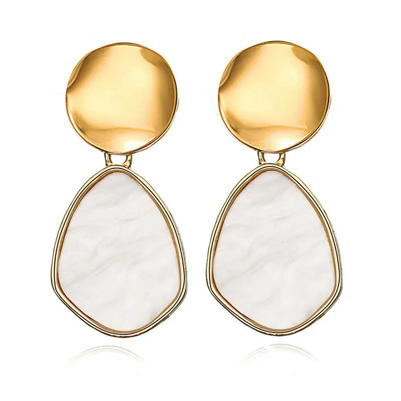 2021 Elva Creative Retro Simple Sequined Geometric Heart Hoop Earrings Drop Acrylic Boho Earrings 
2021 Elva Creative Retro Simple Sequined Geometric Heart Hoop Earrings Drop Acrylic Boho Earrings