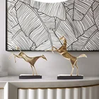 American abstract home soft decoration golden decoration creative furnishing articles furnishing articles hotel