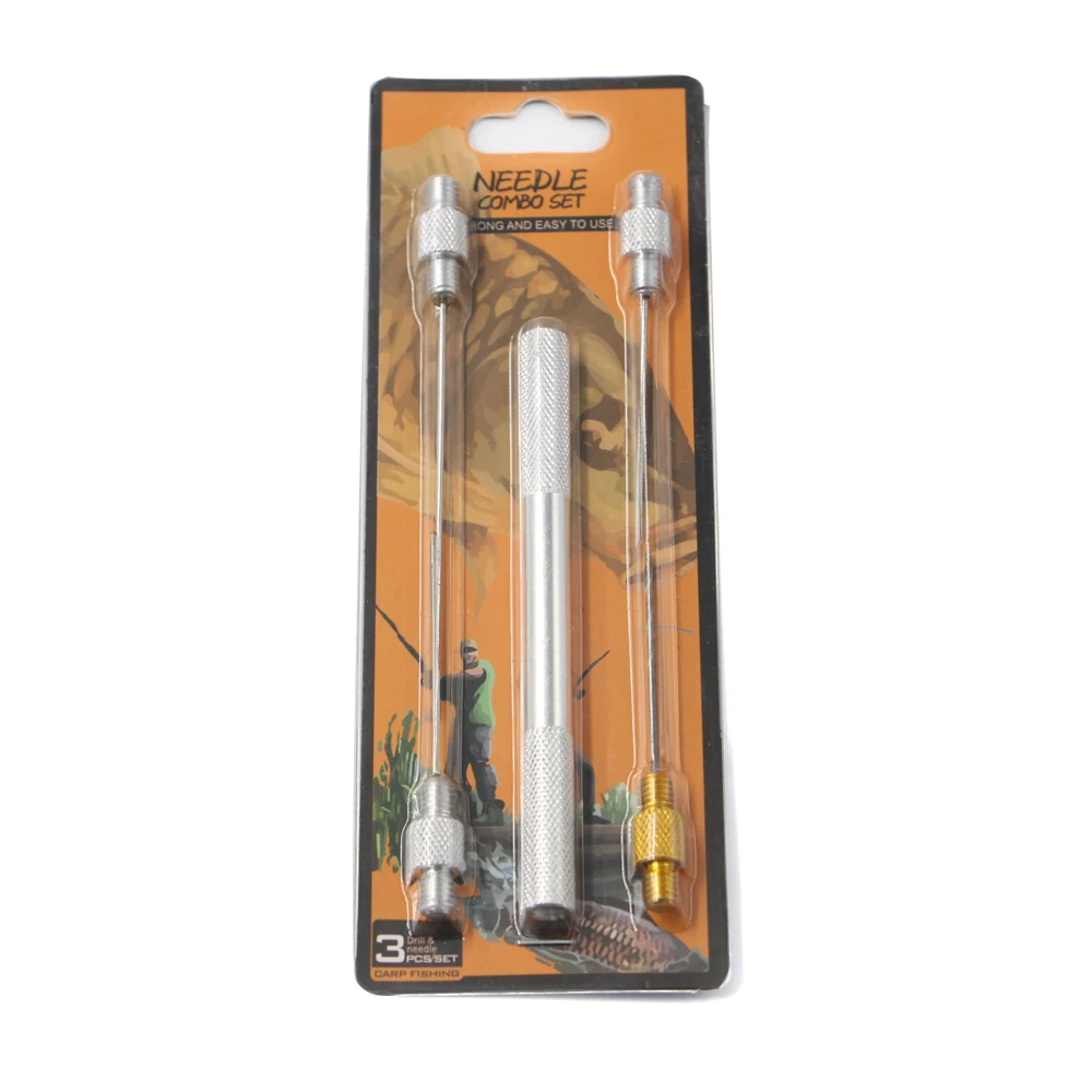 Wholesales Chinese SET/5pcs Carp fishing equipment needle set drill needle fishing tools steel drill lactch needle set, Silver
Wholesales Chinese SET/5pcs Carp fishing equipment needle set drill needle fishing tools steel drill lactch needle set, Silver