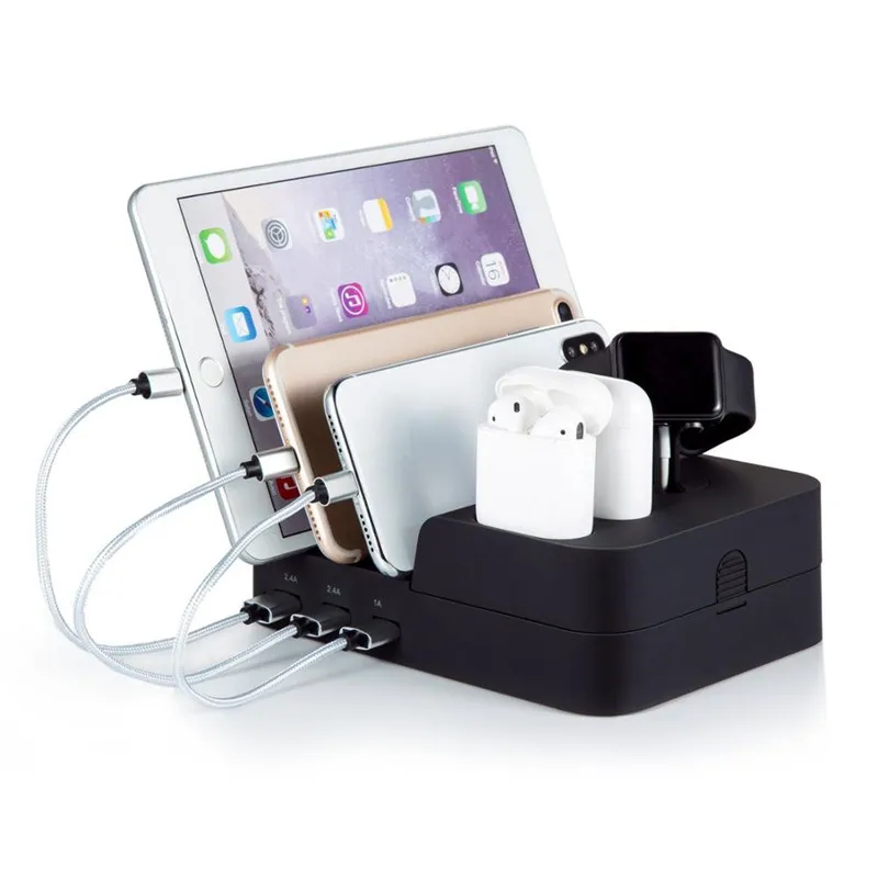 PC V0 Mobile Phone Charging Station 6 in 1Por table Charger Station ipad Charging Dock Station, Black/gray
PC V0 Mobile Phone Charging Station 6 in 1Por table Charger Station ipad Charging Dock Station, Black/gray
