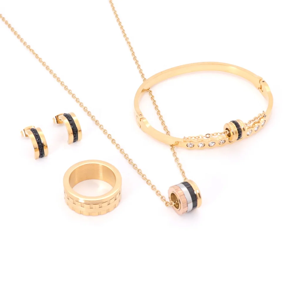 Women Classic Design Custom Fashion Zircon Set Gold Plated 18K Trend Jewellery 316L Jewelry
Women Classic Design Custom Fashion Zircon Set Gold Plated 18K Trend Jewellery 316L Jewelry