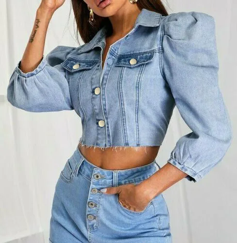 2020 New Arrivals Autumn collection Women long sleeve v neck fashion short loose Casual coat Ladies denim jacket
2020 New Arrivals Autumn collection Women long sleeve v neck fashion short loose Casual coat Ladies denim jacket