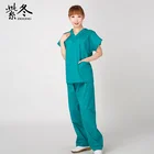 Fashion Design Europe Hospital Scrubs operating room uniform printed and best fitting top quality medical nursing scrubs