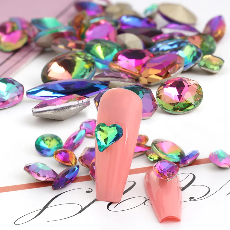 Xiaopu wholesale colorful glass crystal Jewelry 3D Nail Sticker Super Flash Rhinestones Mixed Shaped Nail Diamond 
Xiaopu wholesale colorful glass crystal Jewelry 3D Nail Sticker Super Flash Rhinestones Mixed Shaped Nail Diamond