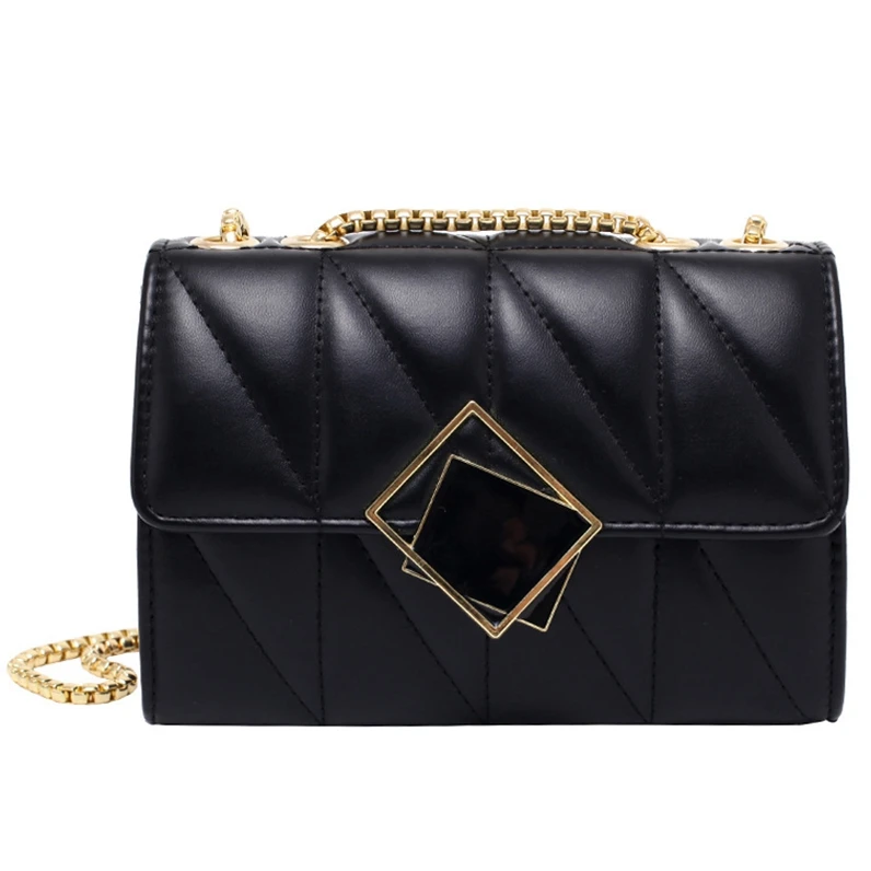 XP1217 Fashion new 2020 single shoulder embroidery thread crossbody chain small square bag PU
XP1217 Fashion new 2020 single shoulder embroidery thread crossbody chain small square bag PU