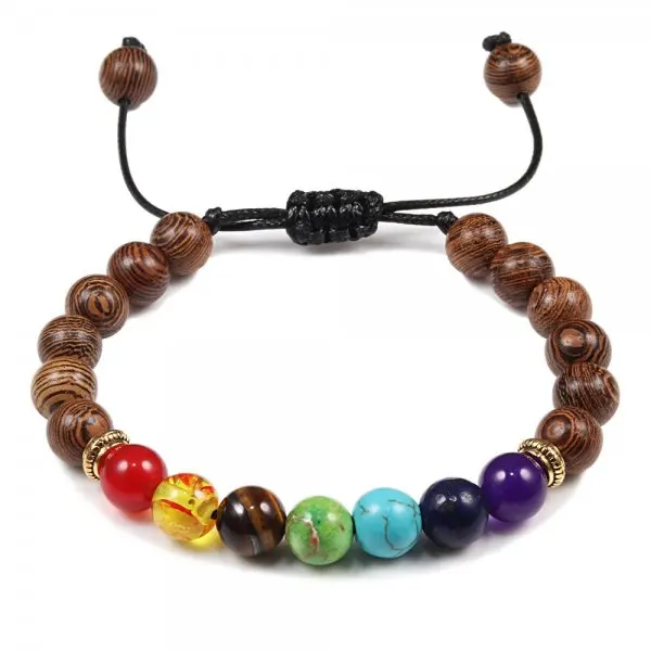 Handmade woven rope bracelet wood beaded charm bracelet bangle for men couple girls women gift, As shown
Handmade woven rope bracelet wood beaded charm bracelet bangle for men couple girls women gift, As shown