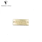 Rectangle Label Metal 2020 New Design Metal Label Metal Tag For Clothing/hats/scarf