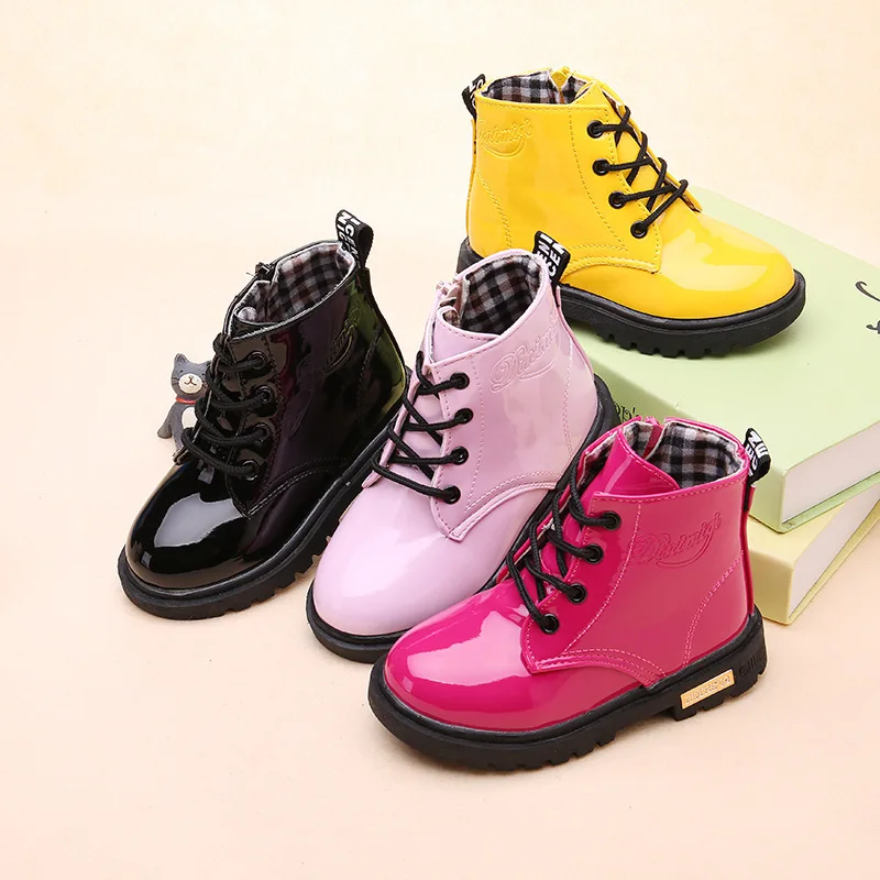 Winter Children Shoes Pu Leather Waterproof Martin Kids Girls Rubber Snow Boots Kinderstiefel Botas De Ninos
Winter Children Shoes Pu Leather Waterproof Martin Kids Girls Rubber Snow Boots Kinderstiefel Botas De Ninos