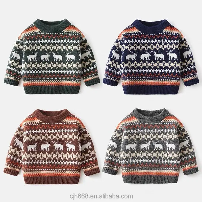 2021 new fashion children's wear boys cartoon pattern warm sweater pullover children stripe knitwear wholesale, Picture
2021 new fashion children's wear boys cartoon pattern warm sweater pullover children stripe knitwear wholesale, Picture