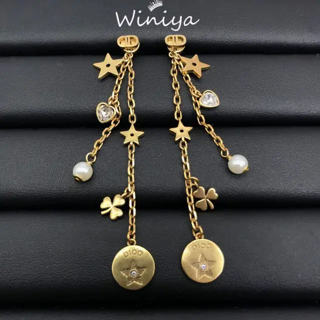 2021 hot seller long d*or earrings designer earrings popular brands luxury earrings, Yellow color
2021 hot seller long d*or earrings designer earrings popular brands luxury earrings, Yellow color