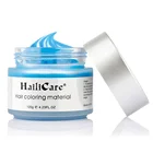 Hailicare Blue Temporary Natural Matte Hair Dye Cream Hair Color Wax For Christmas Party