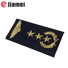 Custom rank stars bar design officer military uniform epaulette for sale