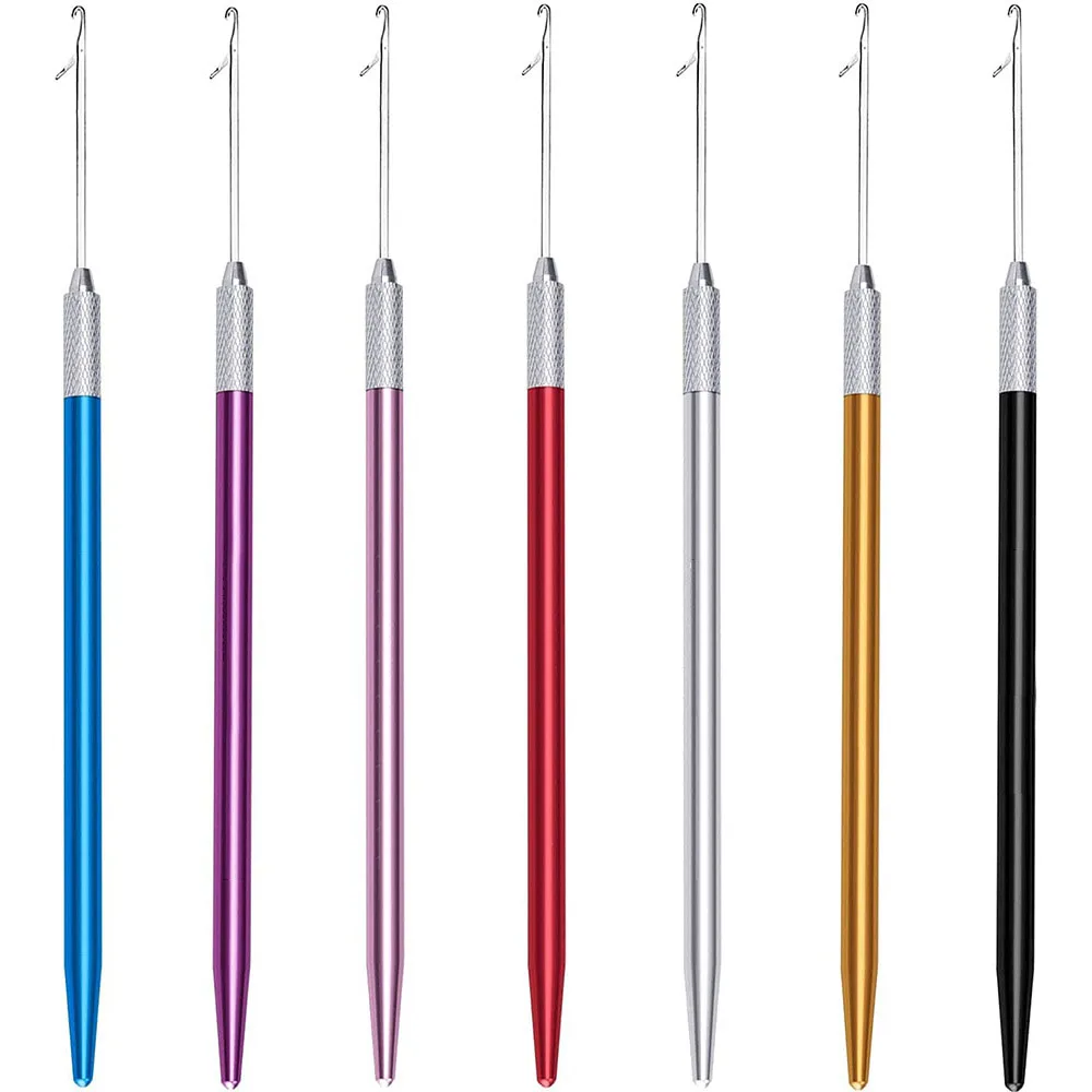 Black Silver Hair Crochet Hook Needle Custom Logo 8D Hair Extension Tools Micro Rings Links Beads Hook Too Wig crochetl
Black Silver Hair Crochet Hook Needle Custom Logo 8D Hair Extension Tools Micro Rings Links Beads Hook Too Wig crochetl