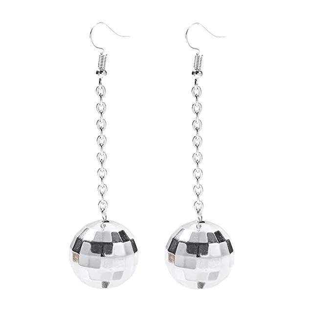 2021 Fashion Trendy Halloween Earrings Costume Accessories Disco Ball Earrings for Women, Picture shows 
2021 Fashion Trendy Halloween Earrings Costume Accessories Disco Ball Earrings for Women, Picture shows