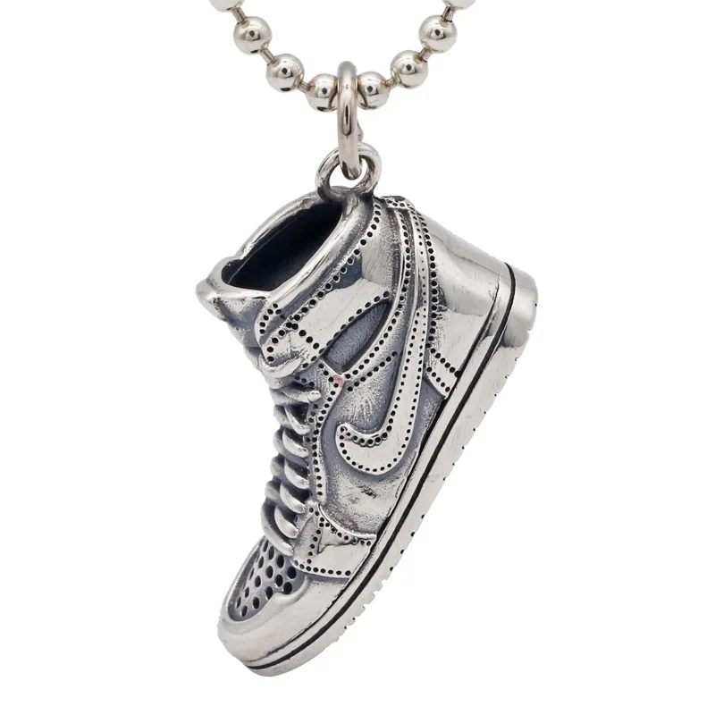Wholesale s925 sterling silver jewelry AJ11Jordan sneakers rock sweater necklace for man, Silver color
Wholesale s925 sterling silver jewelry AJ11Jordan sneakers rock sweater necklace for man, Silver color