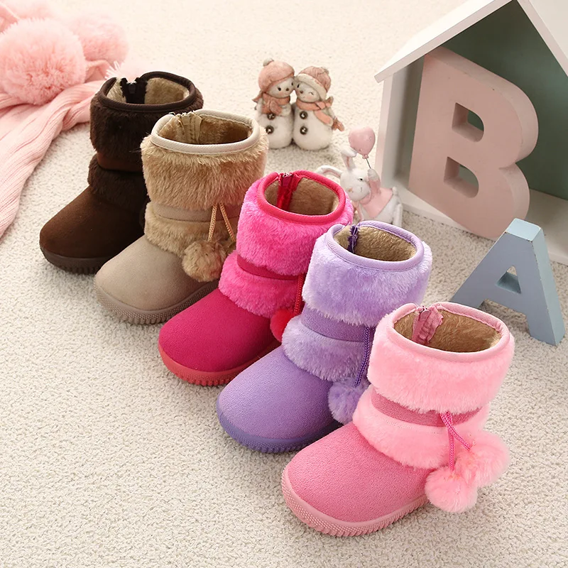 Winter Boots For Toddler Children Shoes Fashion Soft Sole Plush Warm Ankle Boots Boys Girls Outdoor Casual Non-slip Snow Booties
Winter Boots For Toddler Children Shoes Fashion Soft Sole Plush Warm Ankle Boots Boys Girls Outdoor Casual Non-slip Snow Booties