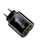 QC 3.0 3*USB ports mobile phone charger 5V / 9V / 12V fast US / UK charger