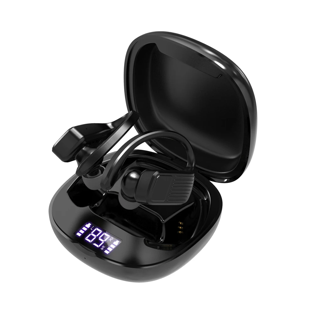 TWS wireless Headphones Stereo Waterproof Earbuds Noise Cancelling Headset With Mic Led Display, Black
TWS wireless Headphones Stereo Waterproof Earbuds Noise Cancelling Headset With Mic Led Display, Black