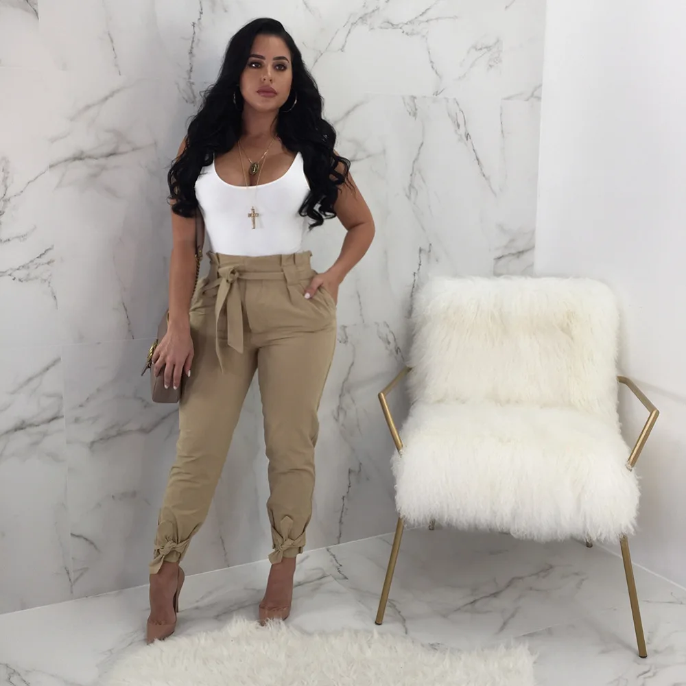 Hot Sale Tie High Waist All Match Casual Trouser Pants For Women Corset Loose Pants, Customized color
Hot Sale Tie High Waist All Match Casual Trouser Pants For Women Corset Loose Pants, Customized color