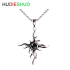 Costume jewelry Flame Cross HipHop Vintage Copper Necklace