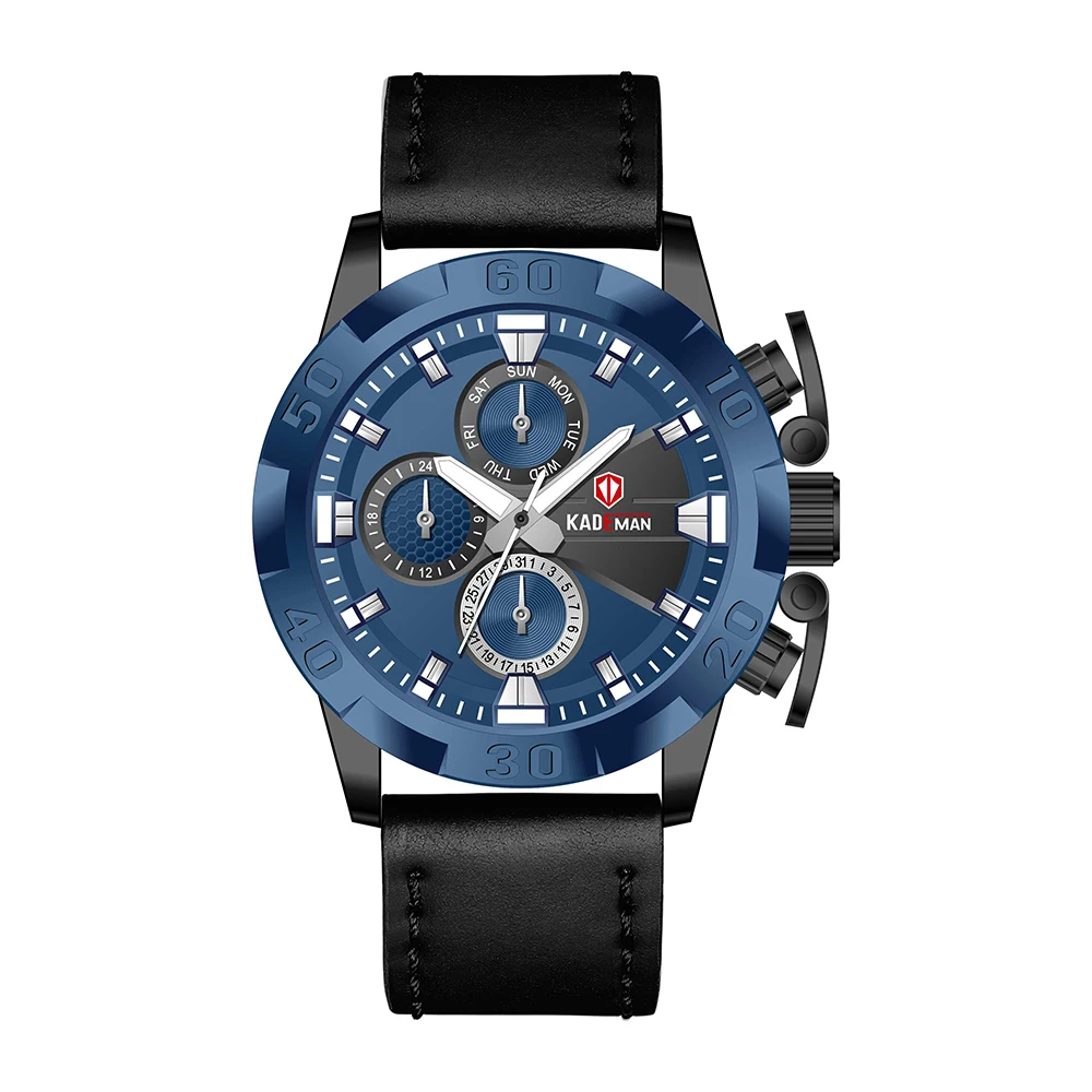 Cheap Genuine Leather Strap Men's Wrist Watches Leather Strap Multifunctional Sports Waterproof Male Quartz Watch Mirar, 2 colors
Cheap Genuine Leather Strap Men's Wrist Watches Leather Strap Multifunctional Sports Waterproof Male Quartz Watch Mirar, 2 colors