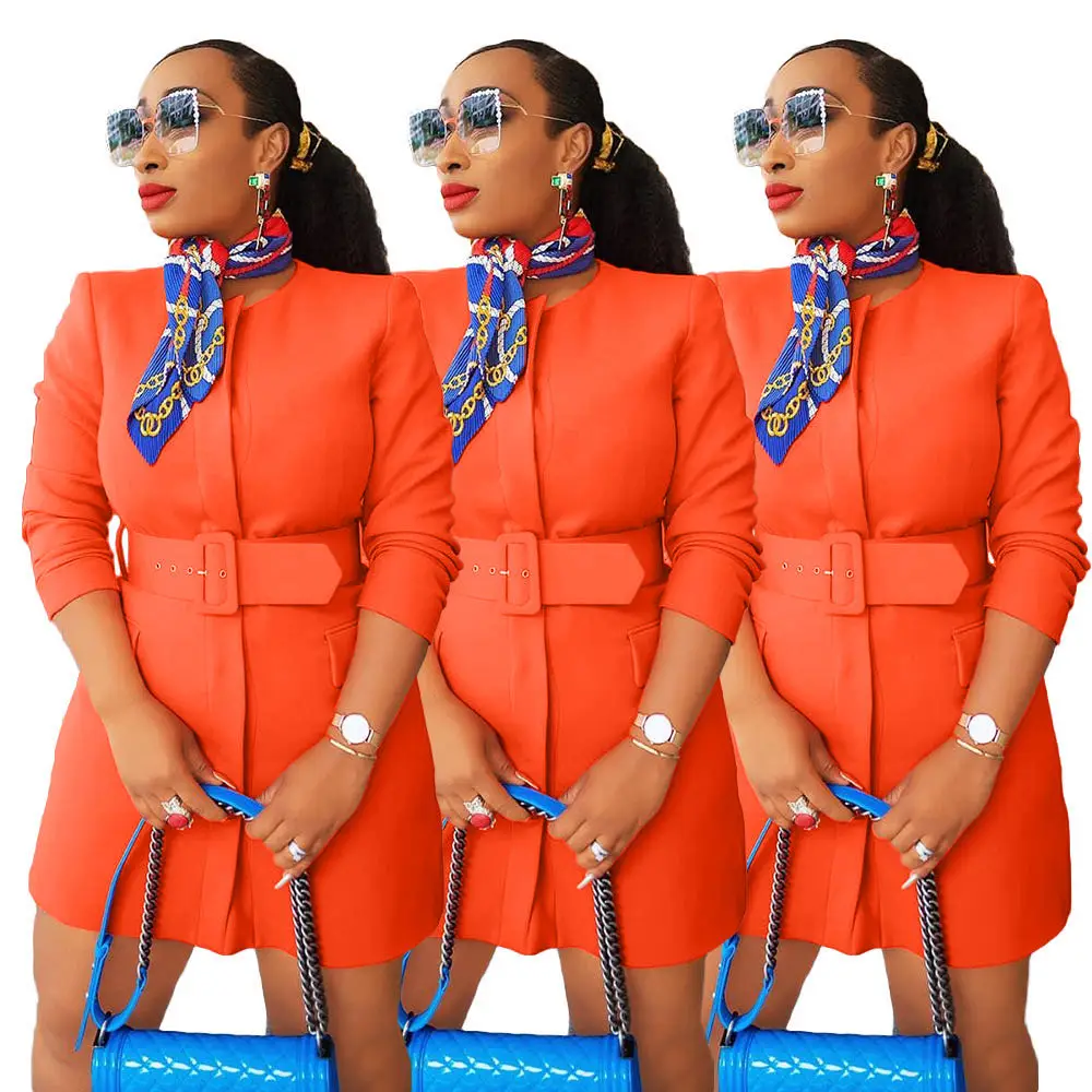 2020 new arrival women fashion hot sale business suit dress blazer dress for office ladies wear, Orange or customized
2020 new arrival women fashion hot sale business suit dress blazer dress for office ladies wear, Orange or customized