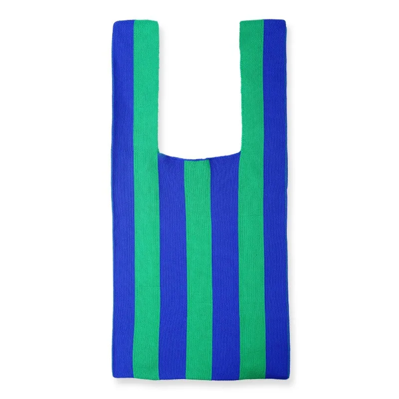 Wholesale multi-colored striped knitted shoulder tote bags women handbags ladies woven floding bags
Wholesale multi-colored striped knitted shoulder tote bags women handbags ladies woven floding bags
