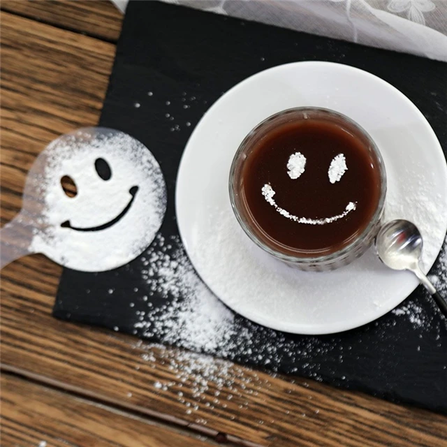 Environmental Protection Coffee Spray Mould Icing Sugar Sieve Mould Kitchen Accessories
Environmental Protection Coffee Spray Mould Icing Sugar Sieve Mould Kitchen Accessories