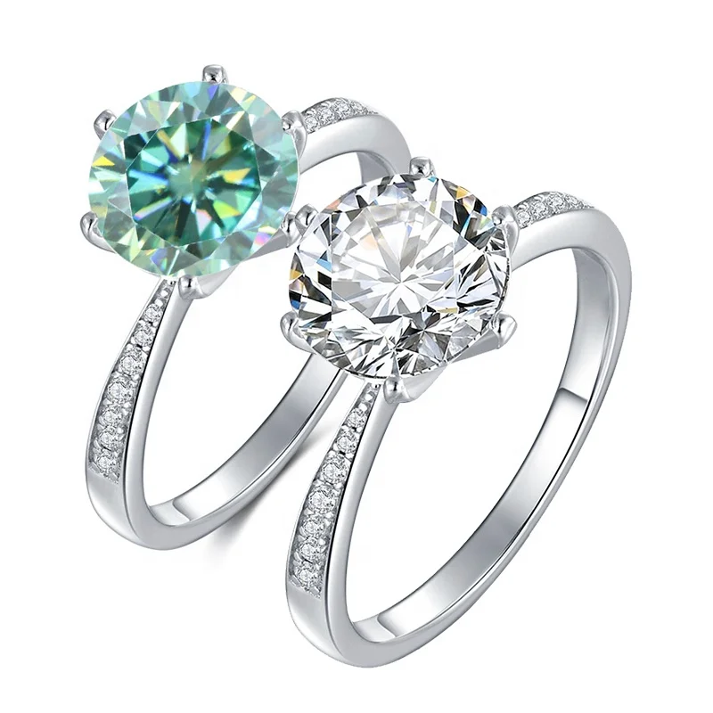 Abiding Jewelry Factory Women Fashion Customized Jewellery 925 Sterling Silver 3CT Moissanite Ring
Abiding Jewelry Factory Women Fashion Customized Jewellery 925 Sterling Silver 3CT Moissanite Ring