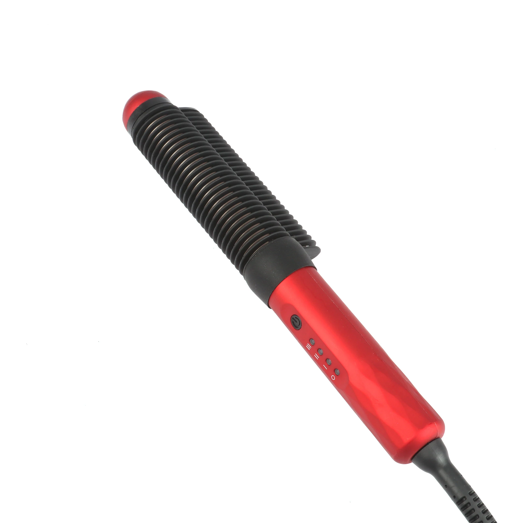 Electric Lice Comb Marcel Curling Iron Straight Hair Combs For Salon, Red
