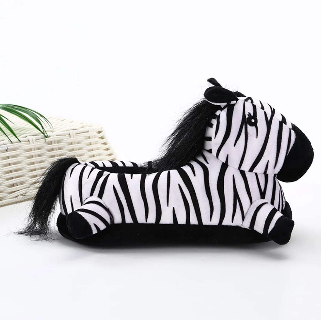 Plush Zebra Slippers Indoor Lady Shoe Women House Slipper anime shape shoes, Brown, light brown, black, rainbow, red, pink, blue
Plush Zebra Slippers Indoor Lady Shoe Women House Slipper anime shape shoes, Brown, light brown, black, rainbow, red, pink, blue