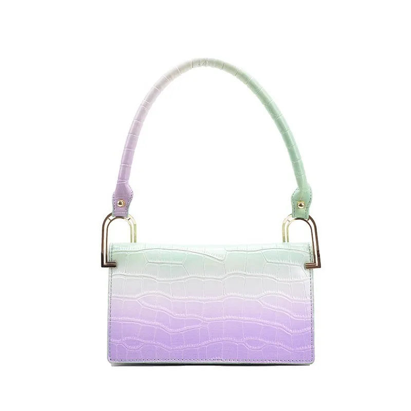 Gradient handbag women hand bags designer handbags famous brands women purse, As picture showed
Gradient handbag women hand bags designer handbags famous brands women purse, As picture showed