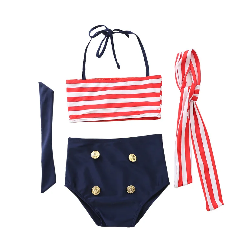 Hairbands Swimsuit Bathing Suits 2021 High Waist Button Strip Hot Sexy Kids Swimwear Bikini
Hairbands Swimsuit Bathing Suits 2021 High Waist Button Strip Hot Sexy Kids Swimwear Bikini