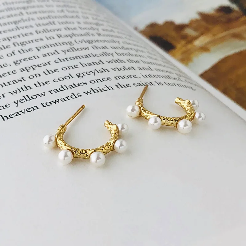 VIANRLA 925 sterling silver new arrival 18k gold plated pearl earring round shape stud earring
VIANRLA 925 sterling silver new arrival 18k gold plated pearl earring round shape stud earring