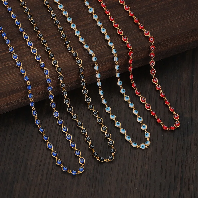 2022 New Trendy Stainless Steel Blue Eye Necklace Handmade Bead Jewelry Gifts for Women
2022 New Trendy Stainless Steel Blue Eye Necklace Handmade Bead Jewelry Gifts for Women